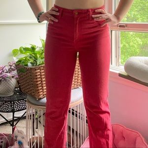 Abercrombie & Fitch Red Jeans